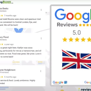 Acheter des avis Google UK Business avec les avis Google