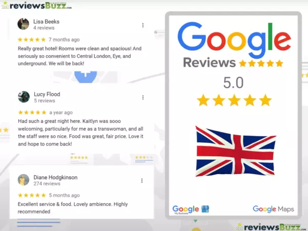 Acquistare le recensioni di Google Business UK con le recensioni di Google