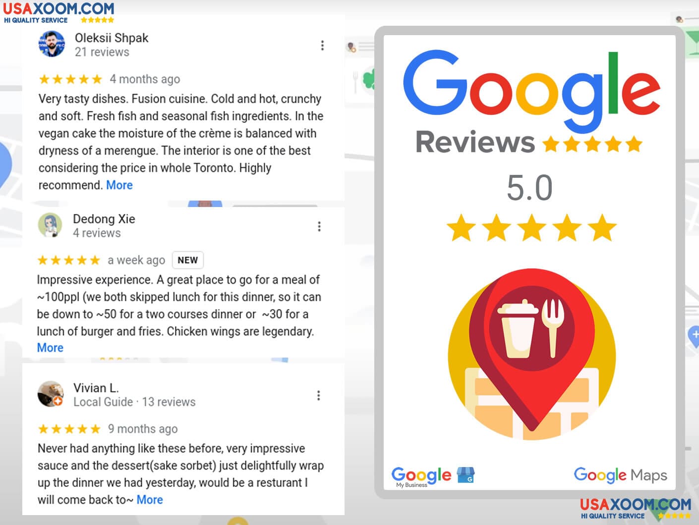 Migliorate la reputazione del vostro ristorante'con le recensioni di Google Restaurant