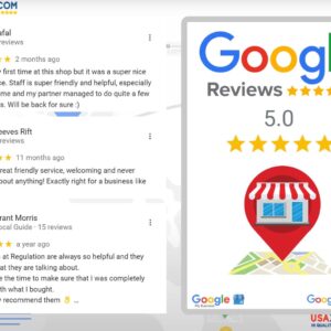 Google Review Tarjetas de visita